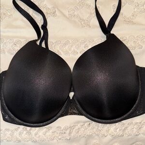 Victoria's Secret Black Push-Up Bra with Adjustable Straps